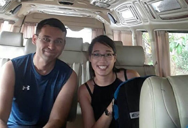 Такси Паттайя - Суварнабхуми. Внутри микроавтобуса