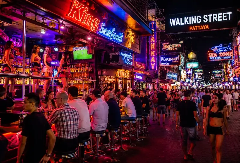 Walking Street Паттайя — бары, клубы и ночная жизнь