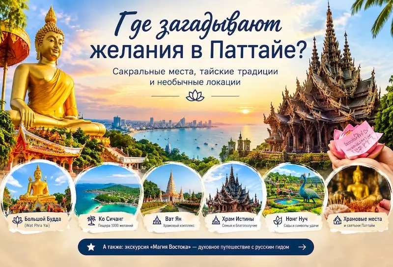 Где загадывают желания в Паттайе?