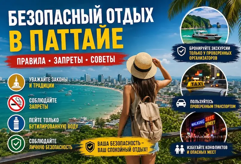 Правила поведения в Паттайе - места для курения
